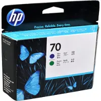 HP – No 70 Ink Cart/Blue+Green Printhead (C9408A)
