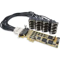 StarTech.com 16-porttinen Rs232 Db9 Pcie Pci-e -laajennuskortti