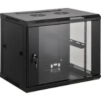 Intellinet 712088, Seinään asennettava laitekehikko, 12U, 60 kg, 25 kg, Musta