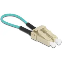 DeLOCK – Optical Fiber loopback Adapter LC / OM3 Multi-mode, beige (86931)