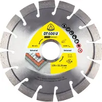 Klingspor Timanttikatkaisulaikka DT 600 U Supra; 125x2,4x22,23 mm