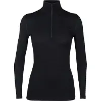 Icebreaker W 200 Oasis LS HalfZip Black - XL