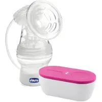 Chicco Kantokahvallinen sähköinen rintapumppu Lait'Express 150 ml kompakti ja ergonominen