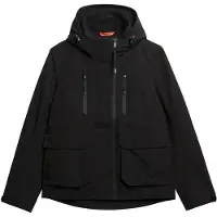 Superdry for woman. W5011851A Ultimate Tech Hooded Windbreaker Jacket Black (M), Casual, Recycled Polister, Sustainable