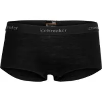 Icebreaker W 200 Oasis Boy Shorts - Black - XL