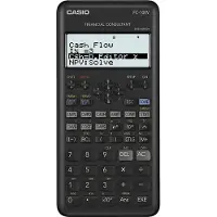 Casio FC-100V, tasku, talous, 10 numeroa, salama, akku, harmaa