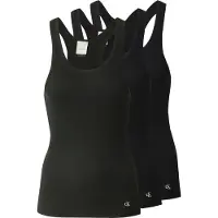 Calvin Klein Scoop Neck Cotton Tank 3Pk - Black - XL
