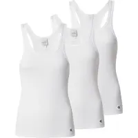 Calvin Klein Scoop Neck Cotton Tank 3Pk - White - XL
