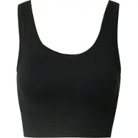 Moonchild Yoga Wear Soft Rib Seamless Crop Top - Black - L
