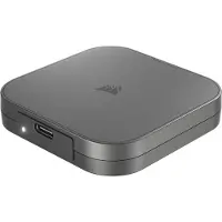 Corsair EX400U, 1 TB, USB Type-C, 4000 MB/s, Musta (CSSD-EX400U1TB)