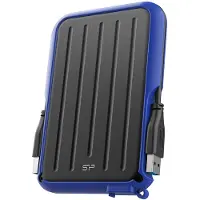 Silicon Power A66, 1 TB, 3.2 Gen 1 (3.1 Gen 1), Musta, Sininen (SP010TBPHD66SS3B)