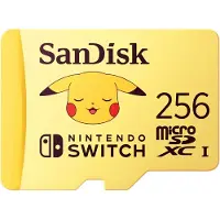 SanDisk Pokémon Pikachu microSDXC -muistikortti, 256 Gt