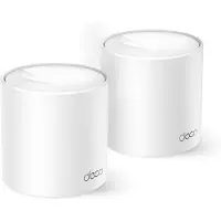 TP-LINK Deco X1500 -mesh WiFi -järjestelmä, Wi-Fi 6, AX1500, Dual-band, 2 kpl, valkoinen