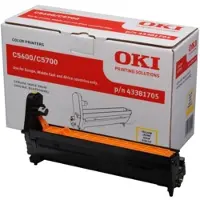 OKI 43381705 Rumpu värijauheen siirtoon keltainen