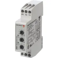 Carlo gavazzi Monitoimiajastin, 1CO kelluva 5A, 250VAC, kelan jännite 12-240V AC/DC, säätöalue 0,1s.-100h., DIN
