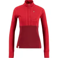 Ulvang Women's Peak Field Half Zip Midlayer Biking Red/Chilli Pepper Välikerrospuserot M