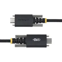 StarTech.com USB-C-latauskaapeli 2m 240W PD EPR Silikoni Nailon punottu Musta