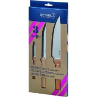 Opinel Trio Parrallèle OP001838, 3-piece knife set