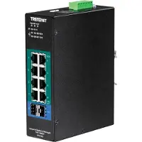 Trendnet TI-PG102I, Hallittu, L2, Gigabit Ethernet (10/100/1000), Täysin kaksipuolinen, Power over Ethernet -tuki