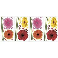 Room mates RoomMates seinätarrat - Gerbera