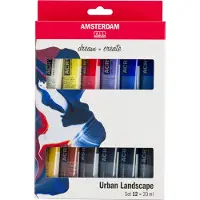 Amsterdam Akryylivärit Urban Landscape setti 12 x 20 ml