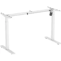 Logilink Sit-Stand desk frame, single motor, easy-use controller, white (EO0052W)