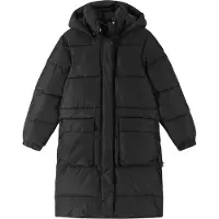 Reima Kumpula Talvi Takki Black Black-122 cm Musta 122 cm Pojat, Tytöt