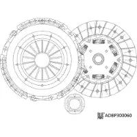Blue Print Kytkinpaketti ADBP300060