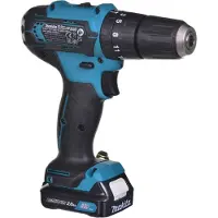 Makita Pora/ruuvinväännin HP333DSAE; 12 V; 2x2,0 Ah akku