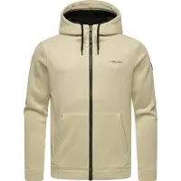Ragwear Collegetakki 'Fabian' ecru / musta