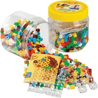 Hama Maxi Beads Tub 400 Pcs Yellow Lid - Multi/patterned - ONE SIZE