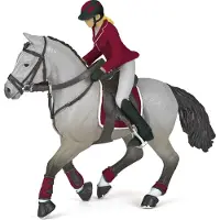Papo Competition horse and horsewoman esteratsastaja