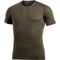 Woolpower Unisex Tee LITE Pine Green Lyhythihaiset kauluspaidat M