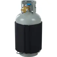 Vevor eristetty nauhamainen kaasupullonlämmitin 18,1 kg:n kaasupulloille 120 W 32 °C
