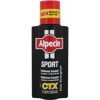 Alpecin Sport CTX hiustenlähtöä ehkäisevä kofeiinishampoo lisääntyneestä energiankulutuksesta johtuvaan hiustenlähtöön 250 ml