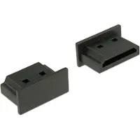 DeLOCK – Dust Cover for HDMI A female without grip 10 pieces black (64030)