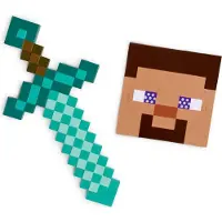 Disguise Naamiaisasut - Minecraft Miekka ja Naamio - - OneSize - Naamiaisasut