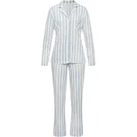 Vivance Pyjama 'Dreams' vaaleansininen / persikka / valkoinen