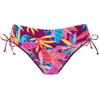 Buffalo Bikinihousut neonsininen / tummankeltainen / marjat / vaalea pinkki