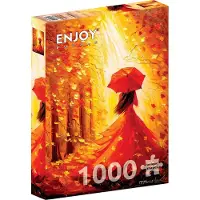Enjoy Puzzle ENJOY Lady Autumn 1000p palapeli