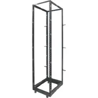 Intellinet 714259, Itseseisova teline, 45U, 360 kg, Säädettävät jalat, Tehostunut kaapelinhallinta, Castor-pyörät