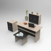Kalune Design VO12, ruskea/musta huonekalusarja