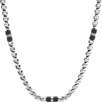 Fossil Ketju 'JF03314040' musta / hopea