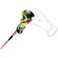 LEKI WCR Lite SL 3D lasten laskettelusauvat