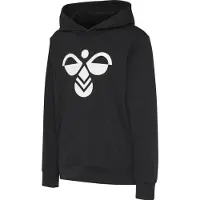 Hummel Kids' hmlCUATRO Hoodie Black Pitkähihaiset paidat 140