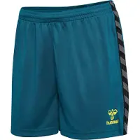 Hummel Urheiluhousut 'Authentic' sitruuna / petrooli / musta / offwhite