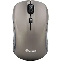 Equip 245109, Molempikätinen, Optinen, Langaton RF, 1600 DPI, Harmaa