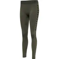 Hummel First Seamless Tr Tights W - Khaki green - XS/S