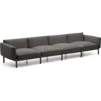 Kave Home Sorells-ulkosohva harmaa L 314 cm