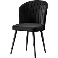 Skye Decor Tuolisetti Rubi, 2 kpl, musta